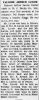Valmore Lavoie obit Valmore Lavoie obit
