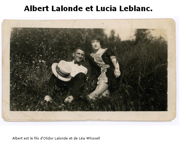 Albert Lalonde - Lucia Leblanc