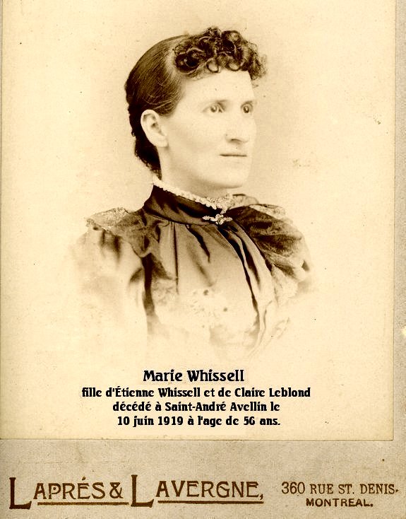Marie Whissell 1860-1919