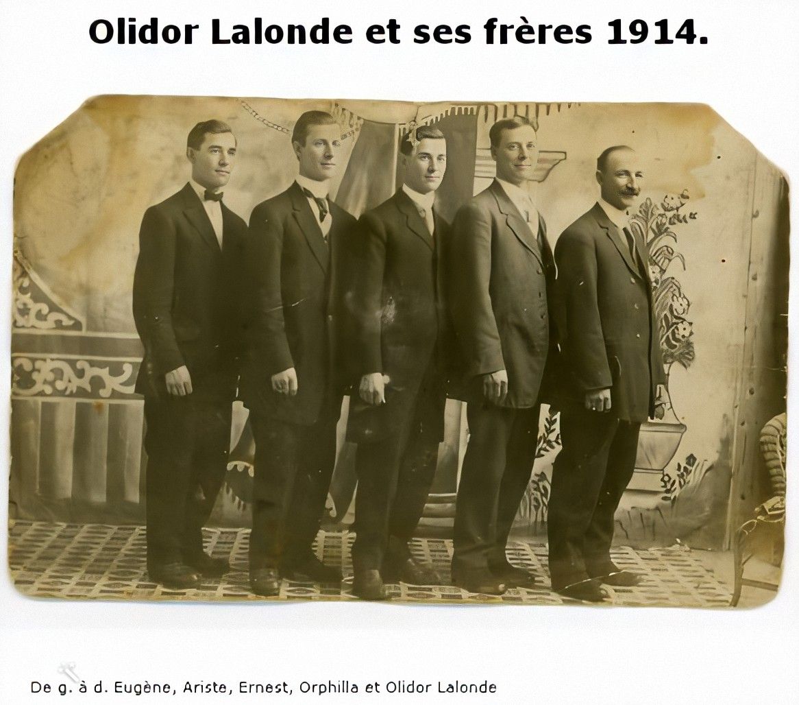 Olidore Lalonde et freres 1914