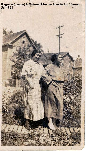 Eugénie et M-Anna Pilon