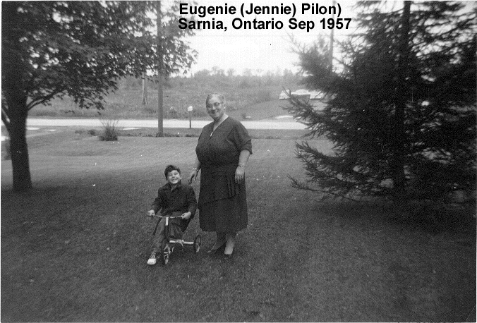 Eugénie Pilon Sarnia, Ontario Sept 1957