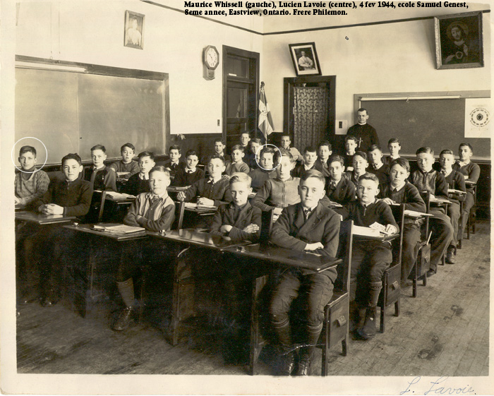 Maurice Whissell Genest School Eastview, Ontario
