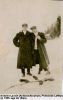Antoine Lavoie hockeyeur avec son ami Shultz 1909