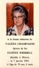 Valéda Whissell
remembrance card